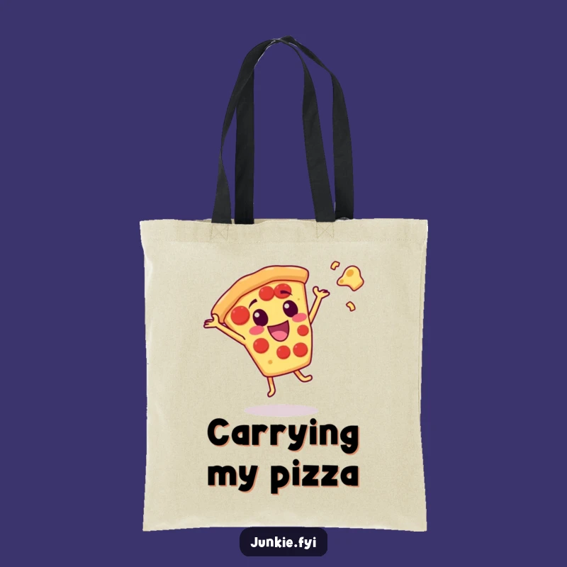 Funny Pizza Tote Bag: Carry Your Slices and Smiles in Style