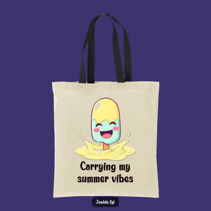 Funny Melting Popsicle Tote Bag: Carry Your Summer Fun Everywhere