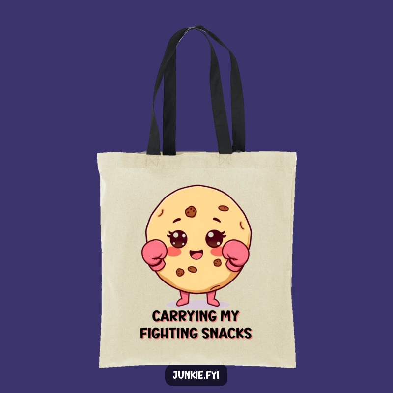 Funny Cookie Boxer Tote Bag: Carry Your Essentials with Sweet Power
