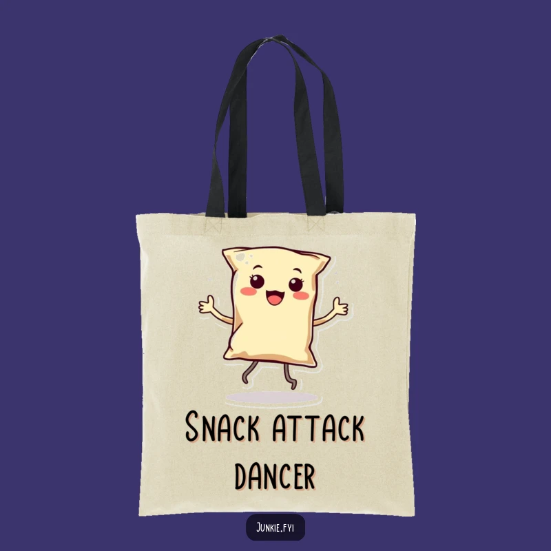 Funny Kawaii Chip Bag Tote: Durable & Stylish Accessory, Perfect Humorous Shopping Gift!