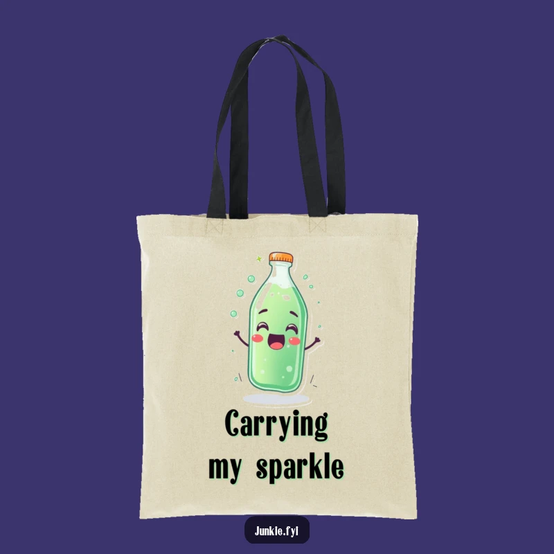 Funny Soda Bottle Tote Bag - Carry Your Fizzing Joy Gift