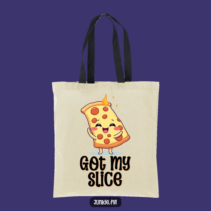 Funny Pizza Slice Tote Bag: Carry Your Love for Pizza, A Practical Funny Gift